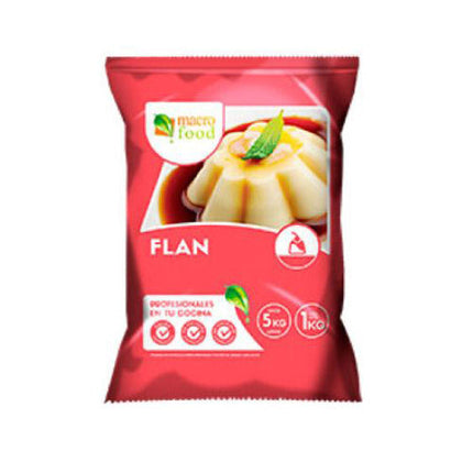 Flan con Leche Cririmoya 1 kg MacroFood (5 unidades)