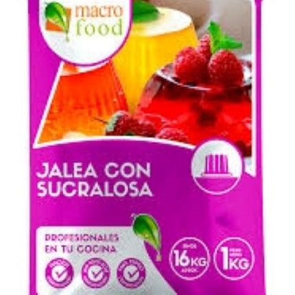 Jalea Sucralosa 1 kg  Piña MacroFood, 5 unidades