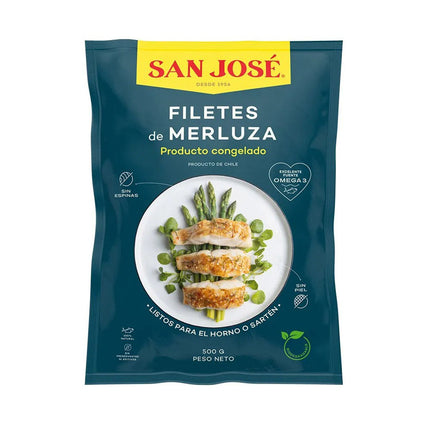 Merluza Filete 500 gr San Jose, 10 unidades