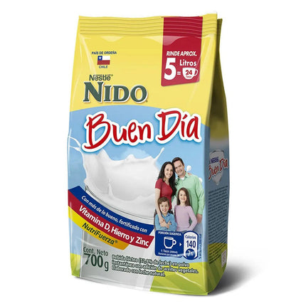 Leche Nido Buen Dia 700 gr Nestle, 12 unid