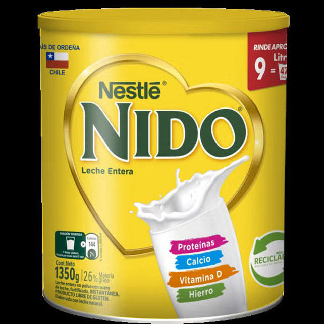Nido Instantanea 1350 gr 26% MG Nestle, 6 unid