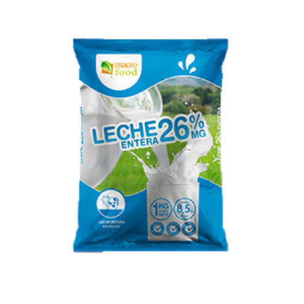 Leche 26% MG 1 kg MacroFood