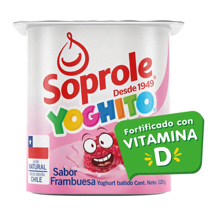 Yoghurt Batido Sabores 125 ml Soprole, 36 unidades