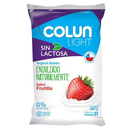 Yoghurt Light Sin Lactosa 900 ml Colun, 3 unidades
