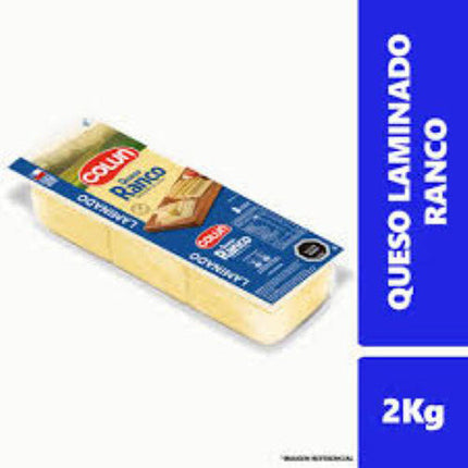Queso Laminado 2 kg Ranco, unidad