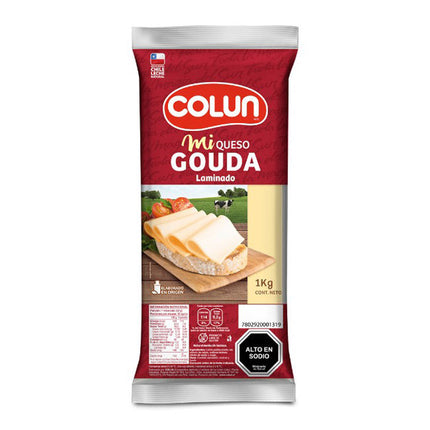 Queso Laminado 5 kg Gouda, 5 un unidades