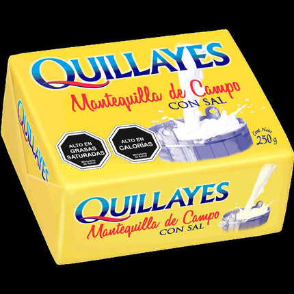 Mantequilla 250 gr Quillayes, 20 unidades