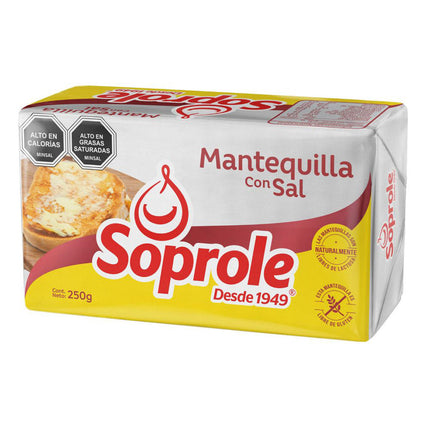 Mantequilla 250 gr Soprole, 20 unidades