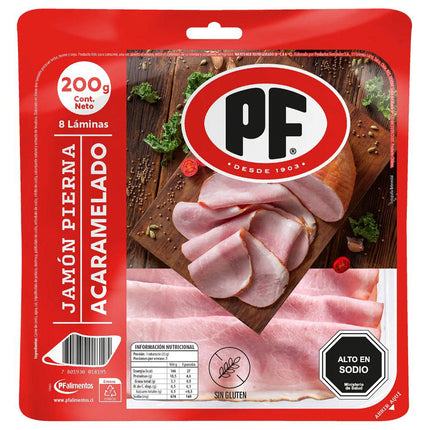 Jamon Acaramelado 200 gr PF, 15 unidades