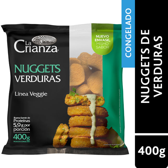 Nuggets Verduras 400 gr, La Crianza, 12 unid