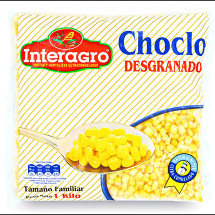 Choclo Grano cg 1 kg congelado Interagro, 16 unidades