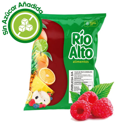 Frambuesa sin Azucar Pulpa 1 kg rio alto, 5 unid