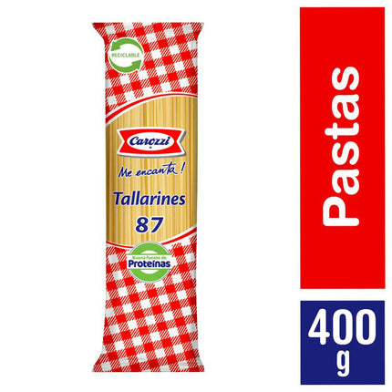 Tallarin N° 87 400 gr Manga 25 unid carozzi