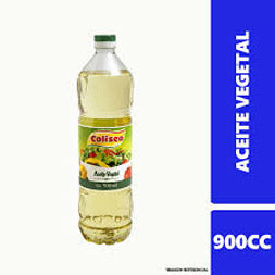 Aceite Coliseo 900 ml Vegetal, 15 unidades