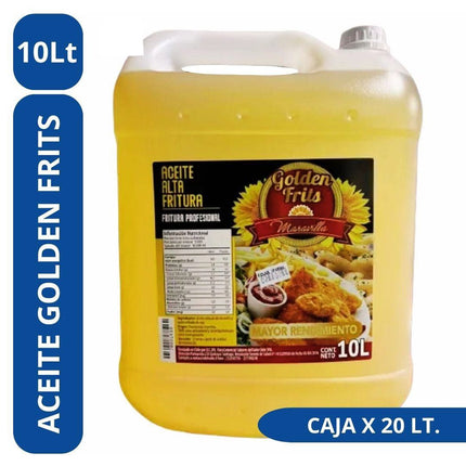 Aceite 10 lt Golden Frits Freir, 2 unidades