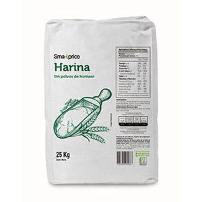Harina sp Smart Price 25 kg, 2 unidades