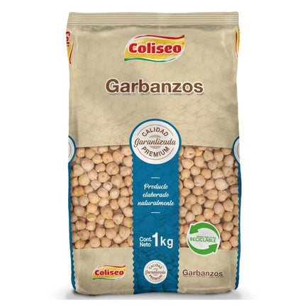 Garbanzos sin Piel 1 kg Coliseo, 10 unidades
