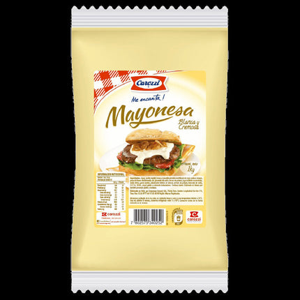 Mayonesa 1 kg Carozzi, 10 unidades