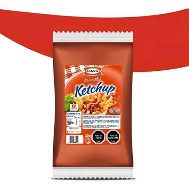 Ketchup 1 kg Carozzi, 10 unidades