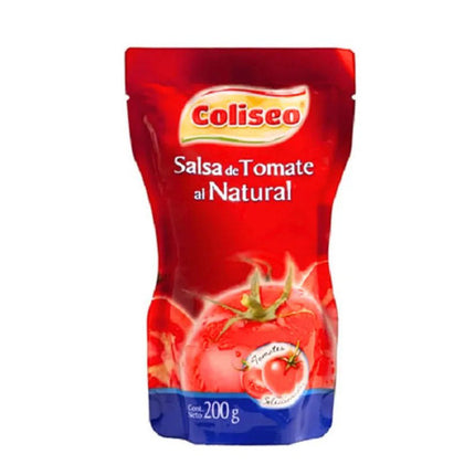 Salsa Tomate 200 ml Natural Coliseo, 36 unid