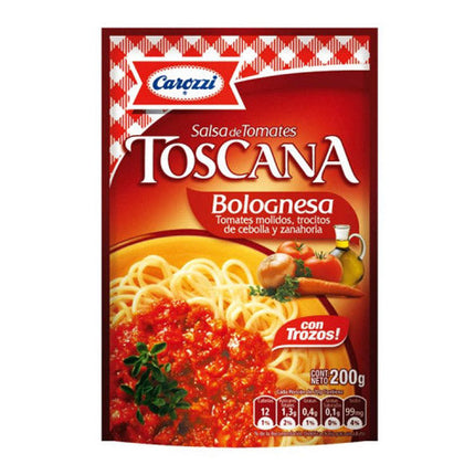 Salsa Toscana Arrabbiata 200 ml Carozzi 24 unid