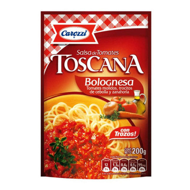 Salsa Toscana Arrabbiata 200 ml Carozzi 24 unid