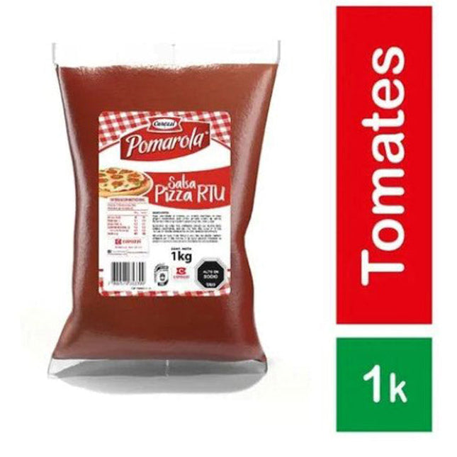 Salsa Pizza RTU 1 kg Carozzi, 10 unid