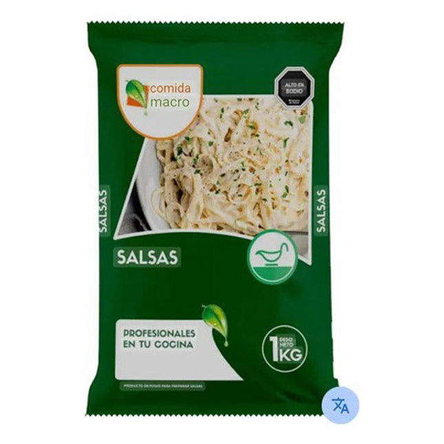 Salsa Blanca 1 kg MacroFood, 10 unid