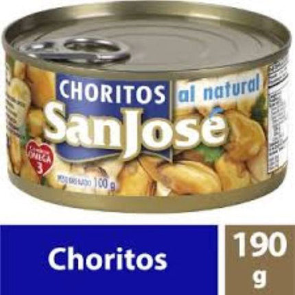 Chorito Entero al Agua 190 gr San Jose, 48 unid