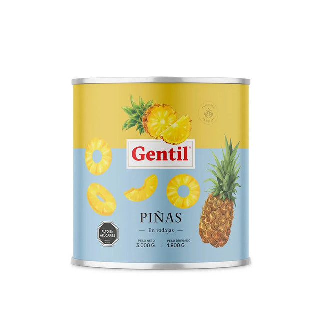 Piñas en Cubo 3 kg Gentil (6 unid)