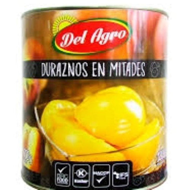 Duraznos en Mitades 3 kg MacroFood (5 unidades)