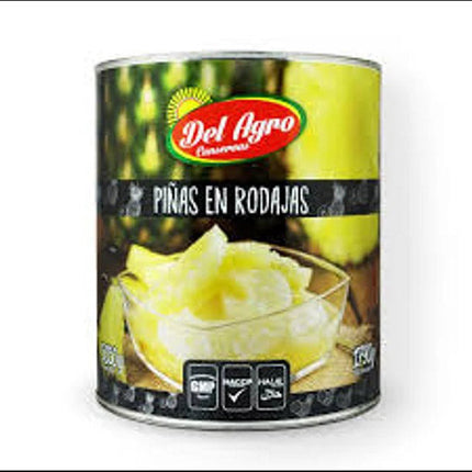 Piña en Rodajas 3 kg MacroFood, 5 unidades