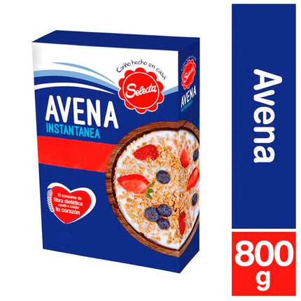 Avena Intantanea 800 gr Selecta (10 unidades)