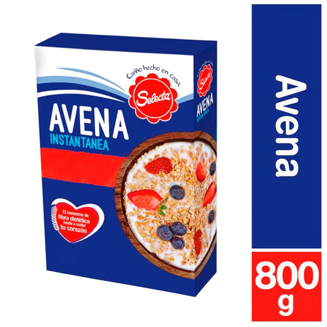 Avena Intantanea 800 gr Selecta (10 unidades)