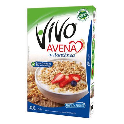 Avena Instantanea 800 gr Vivo (10 unidades)
