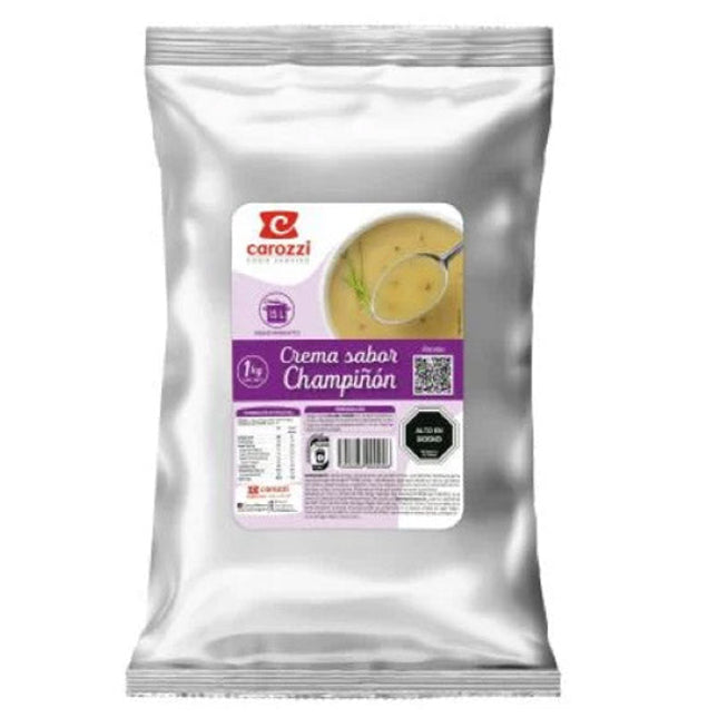 Crema Champiñon 1 kg Carozzi (10 unidades)