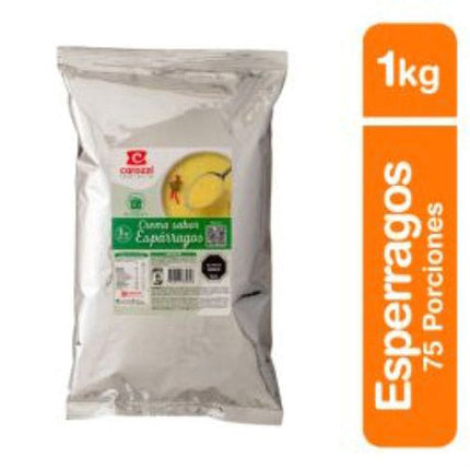 Crema Esparragos 1 kg Carozzi (10 unidades)