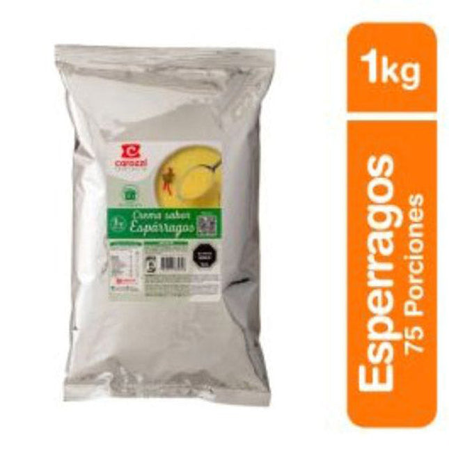Crema Esparragos 1 kg Carozzi (10 unidades)