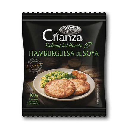 Hamburguesa de Soya 100 gr La Crianza Agrosuper, 28 unid, 2 cj