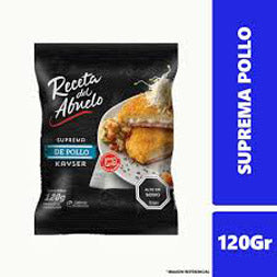 Suprema de Pollo 120 gr Receta del Abuelo, 26 unid