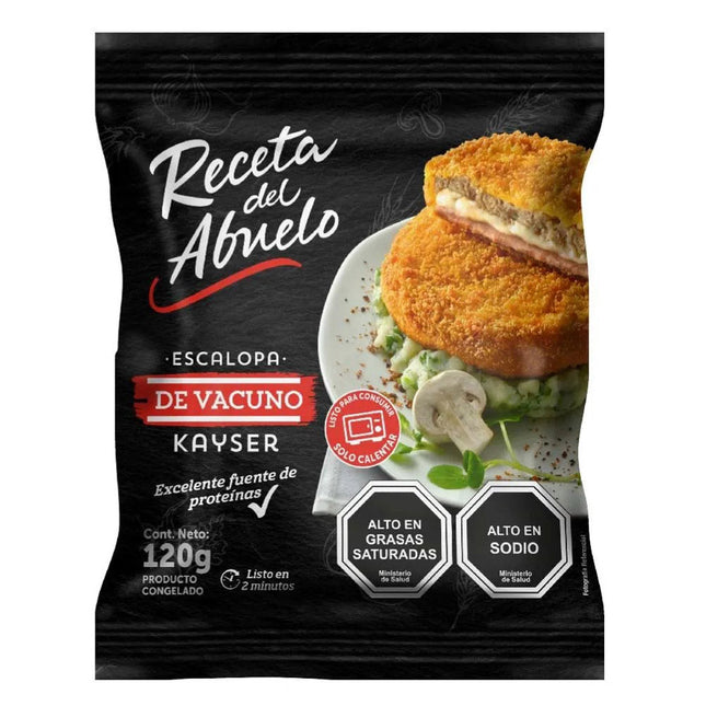 Escalopa Kayser 120 gr PF, 26 unid