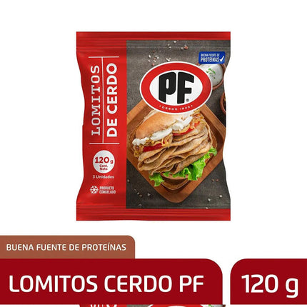 Lomito Cerdo 120 gr PF, 36 unid