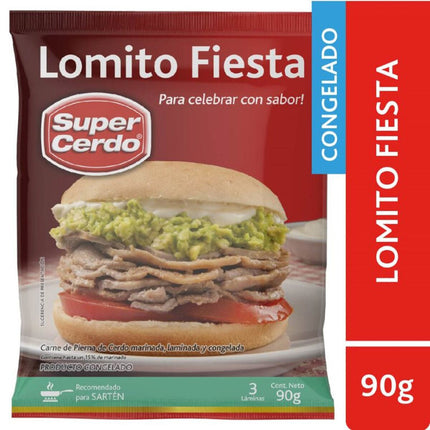 Lomito Fiesta 90 gr Agrosuper (39 Flow Pack), 2 cj