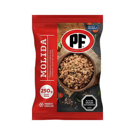 Carne Molida 120 gr PF, 24 unid