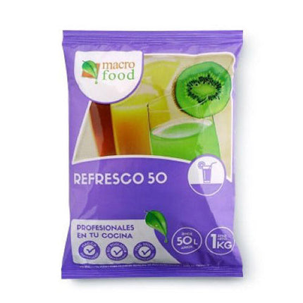 Refresco Naranja 1 kg MacroFood, 5 unidades