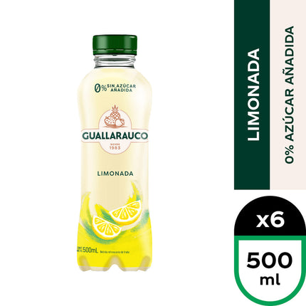 Pet 500 ml Limonada Guallarauco, 12 unidades