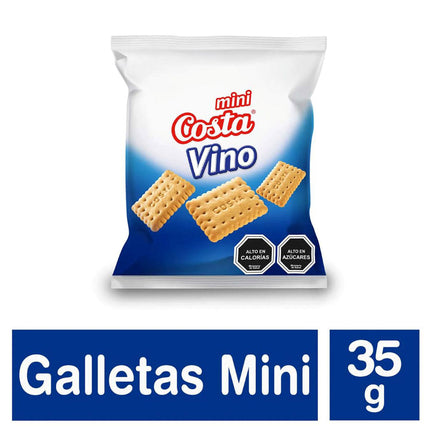Galletas Mini Vino 35 gr  Carozzi, 30 unidades
