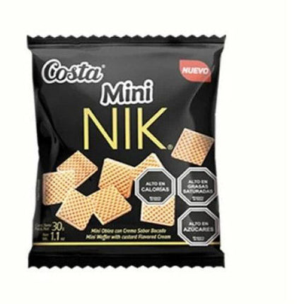 Galletas Mini Nik 35 gr  Carozzi, 30 unidades