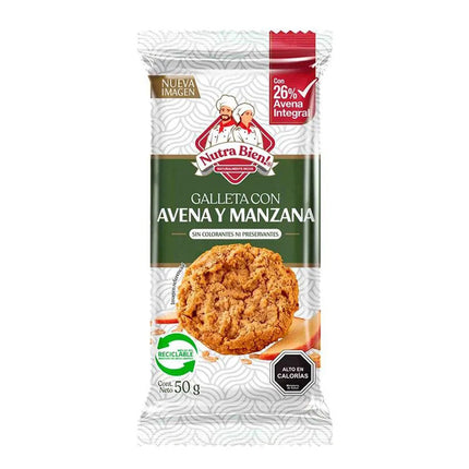 Galleta Avena Manzana 50 gr Dy NUR Nutrabien