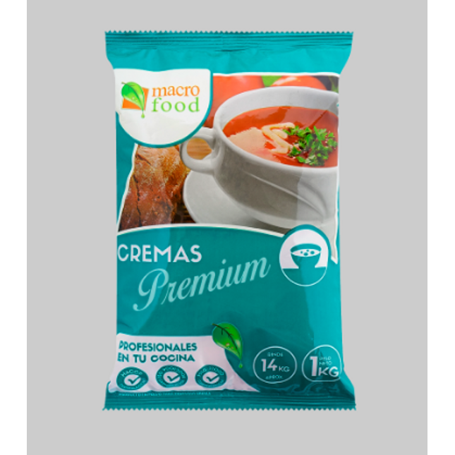 Crema de Pollo 1 kg MacroFood (5 unidades)
